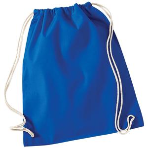 Westford Mill WM110 - Cotton gymsac Bright Royal