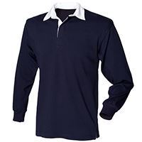 Front Row FR109 - Kids long sleeve plain rugby shirt