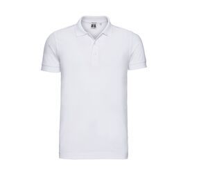 Russell JZ566 - Men's Stretch Polo White