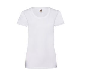 Fruit of the Loom SC600 - Lady-fit valueweight tee White