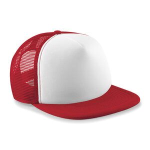 Beechfield BF64B - Junior Vintage Snapback Trucker Classic Red/White