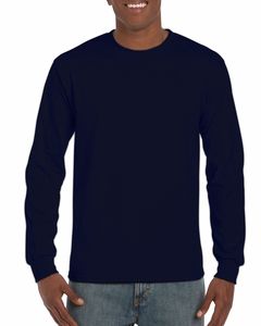 Gildan GN186 - Ultra Cotton Adult Long Sleeve T-Shirt Navy