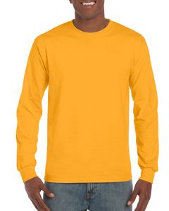 Gildan GN186 - Ultra Cotton Adult Long Sleeve T-Shirt Gold