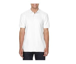 Gildan GN858 - Premium Cotton Double Piqué Polo White