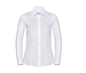 Russell Collection JZ62F - Ladies Long Sleeve Easy Care Oxford Shirt