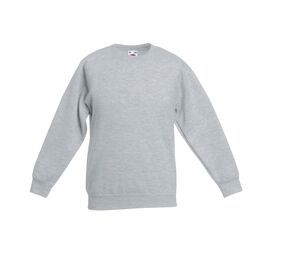 Fruit of the Loom SC351 - Kids Set-In Sweat Heather Grey