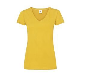 Fruit of the Loom SC601 - Lady Fit V Neck (61-398-0) Sunflower