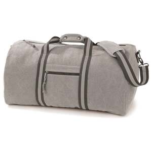 Quadra QD613 - Vintage Canvas Holdall Vintage Light Grey