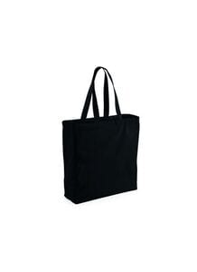 Westford Mill WM108 - Canvas classic shopper Black