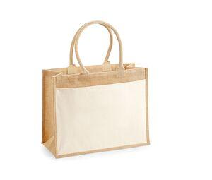 WestFord Mill WM427 - Cotton pucket jute shopper