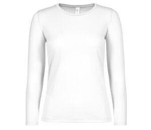 B&C BC06T - Naisten pitkähihainen t-paita White