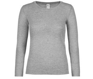 B&C BC06T - Naisten pitkähihainen t-paita Sport Grey