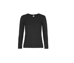 B&C BC08T - Naisten pitkähihainen T-paita Black