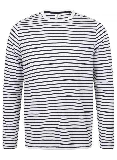 SF Men SF204 - Unisex Long Sleeved Striped T