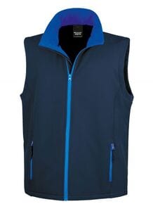 Result RS232 - Mens Printable Soft-Shell Bodywarmer Navy/Royal