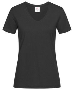 Stedman STE2700 - T-shirt V-Neck Classic-T SS for her Black Opal