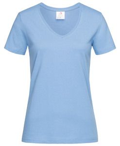 Stedman STE2700 - T-shirt V-Neck Classic-T SS for her Light Blue