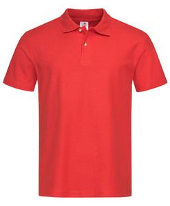 Stedman STE3000 - Polo SS for him Scarlet Red