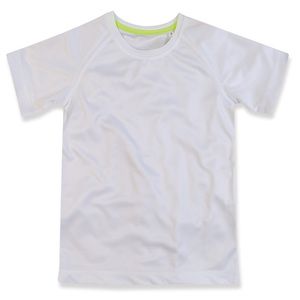 Stedman STE8570 - T-shirt Raglan Mesh Active-Dry SS for kids White