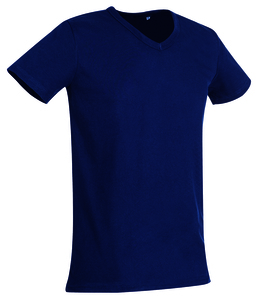 Stedman STE9010 - T-shirt V-neck Ben SS Marina Blue
