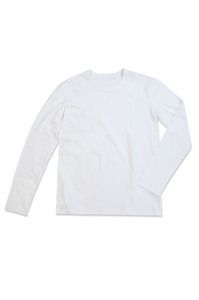 Stedman STE9040 - T-shirt Crewneck Morgan LS for him White