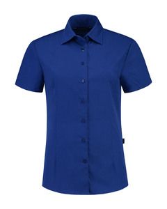 Lemon & Soda LEM3933 - Shirt Poplin Mix SS for her Royal Blue