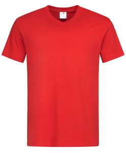 Stedman STE2300 - T-shirt V-Neck Classic-T SS for him Scarlet Red