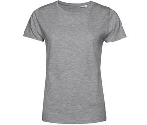 B&C BC02B - Women's Round Neck T-Shirt 150 Organic Heather Grey