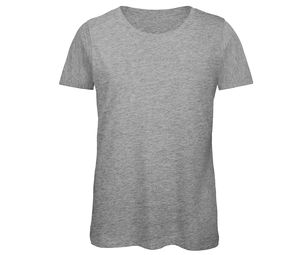 B&C BC043 - Naisten luomupuuvillainen t-paita Sport Grey