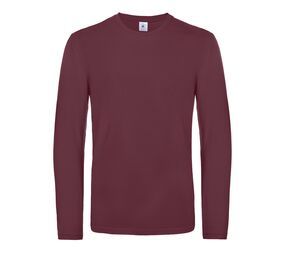 B&C BC07T - #E190 Men Lsl Burgundy