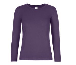 B&C BC08T - Naisten pitkähihainen T-paita Urban Purple
