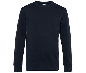 B&C BCU01K - Straight Sleeve Sweatshirt 280 KING Navy Blue