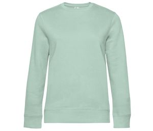 B&C BCW01Q - Straight Sleeve Sweatshirt 280 QUEEN Aqua Green