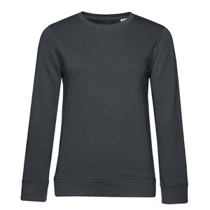 B&C BCW32B - Women's Organic Round Neck Sweatshirt Asphalt