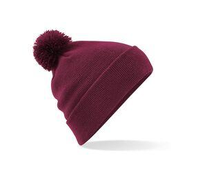 Beechfield BF426 - Pompon beanie Burgundy