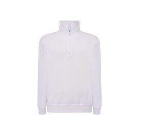 JHK JK298 - Zip neck sweatshirt White