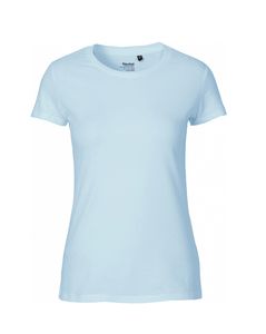 Neutral O81001 - Women's fitted T-shirt Light Blue