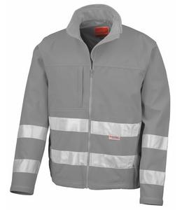 Result RS117 - Core high viz winter softshell EN471 Class 2 Grey