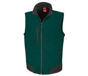 Result RS123 - Softshell bodywarmer Bottle/ Black