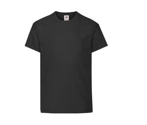 Fruit of the Loom SC1019 - Children's short-sleeves T-shirt Black