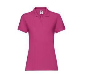 Fruit of the Loom SC386 - Polo Premium Femme Fuchsia