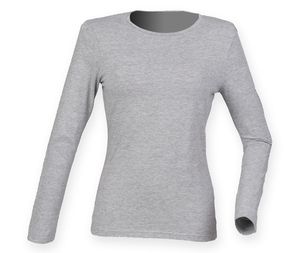 SF Women SK124 - Ladies Feel Good Long Sleeve Stretch T-Shirt