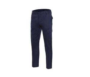 VELILLA V3013 - 100% COTTON MULTI-POCKET PANTS Navy