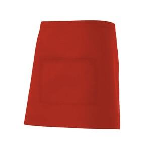 VELILLA V4201 - MID-LENGTH APRON Red