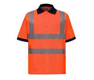 Yoko YK210 - High visibility short-sleeved polo shirt Hi Vis Orange
