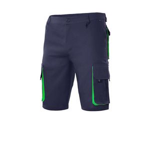 Velilla 103007 - TWO-TONE SHORTS MARINE BLUE/LIME GREEN