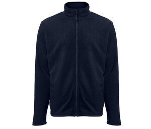 BLACK&MATCH BM700 - Men's zipped fleece jacket Navy