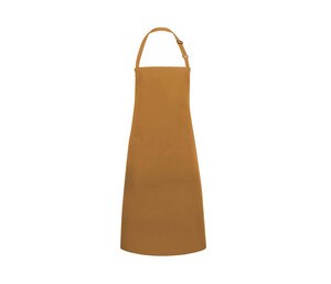 KARLOWSKY KYBLS5 - BIB APRON BASIC WITH BUCKLE AND POCKET Mustard