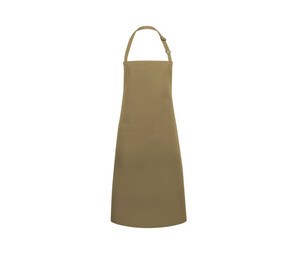 KARLOWSKY KYBLS5 - BIB APRON BASIC WITH BUCKLE AND POCKET Camel
