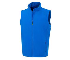 RESULT RS902M - MENS RECYCLED 2-LAYER PRINTABLE SOFTSHELL BODYWARMER Royal